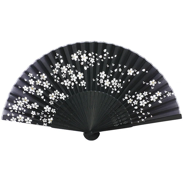 Eventail Asuka - Cherry Blossom Black - Image 2