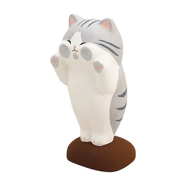 Figurine Chat Farceur - Gris - Image 2
