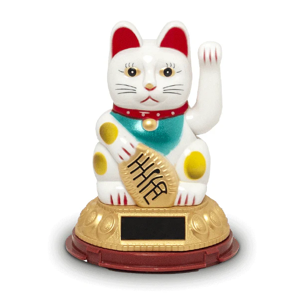 Figurine Chat Maneki Neko Solaire