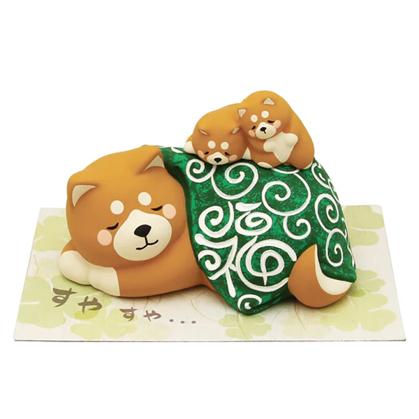 Figurine Shiba Gamaguchi - Sleeping Shiba (XL)