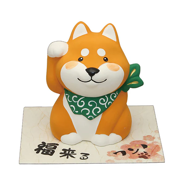 Figurine Shiba Fukusemeki - Roux (Large)