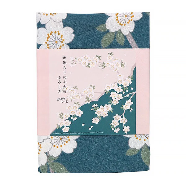 Furoshiki Fleur de Cerisier - Chirimen, 70x70cm