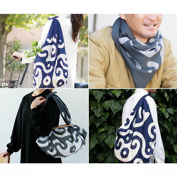 Furoshiki Karakusa, 100x100cm - Image 2