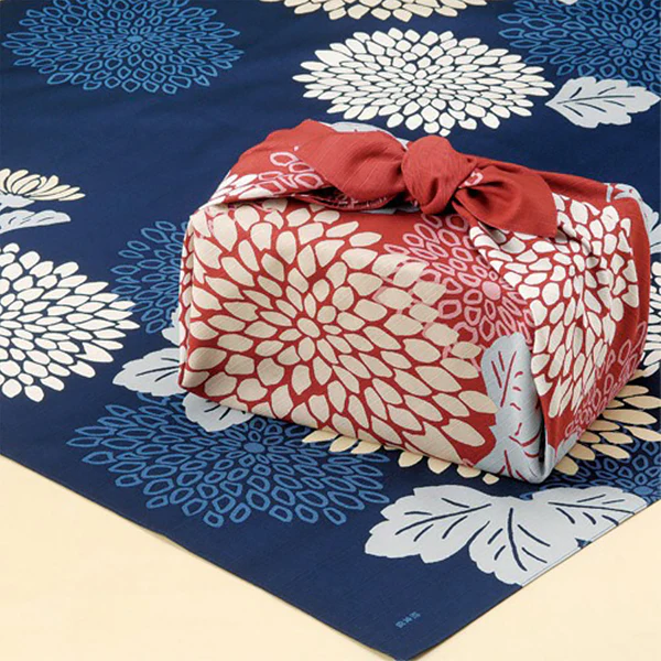 Furoshiki Kimono Flower, 90x90cm - Image 2