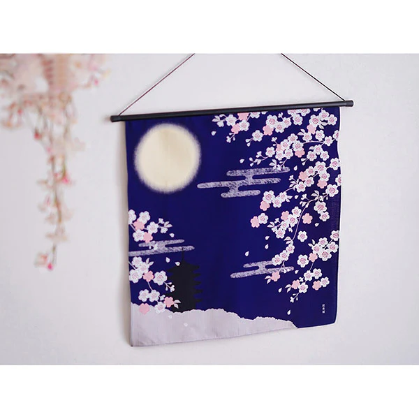 Furoshiki Kobu - Sakura Moon, 50x50cm - Image 2