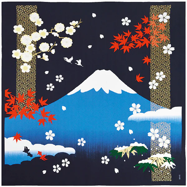 Furoshiki Kobu -Shiki Mont Fuji, 90x90cm