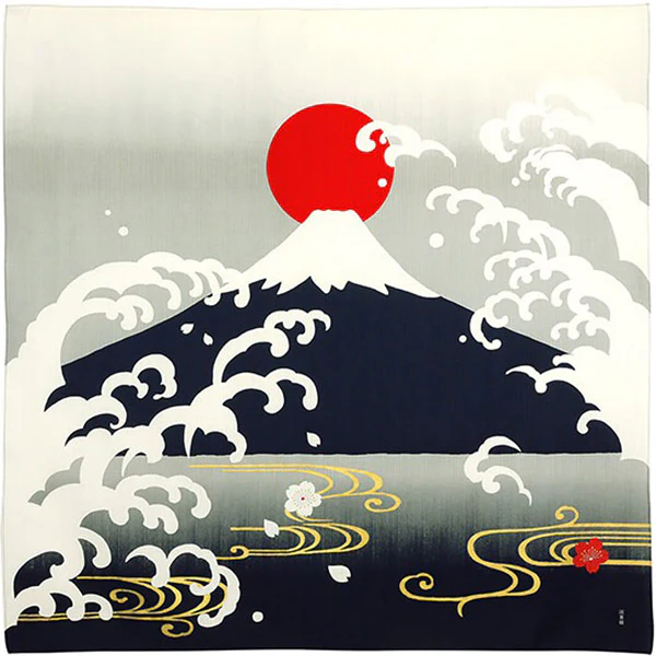 Furoshiki Kofu - Hinode Fuji, 90x90cm