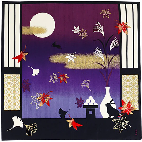 Furoshiki Kofu - Yumezuki Yoru, 50x50cm