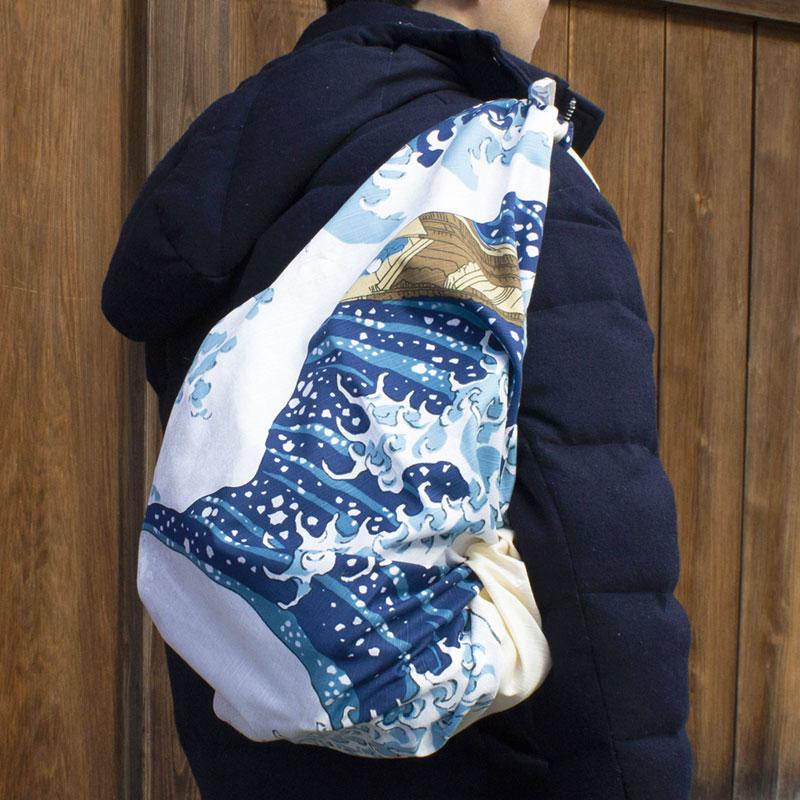 Furoshiki La Vague de Kanagawa - Hokusai, 104x104cm