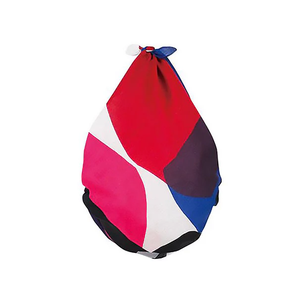 Furoshiki Lin Masaru Suzuki - Zèbre Rose & Bleu, 100x100cm - Image 3