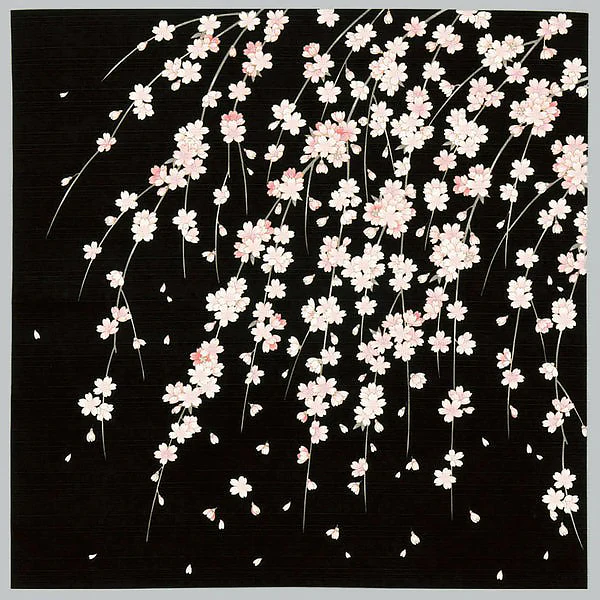 Furoshiki Shidare Zakura, 48x48cm - Image 2