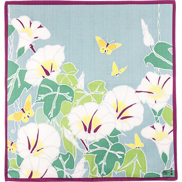 Furoshiki Yorugao & Butterfly - Emily Burningham 50x50cm