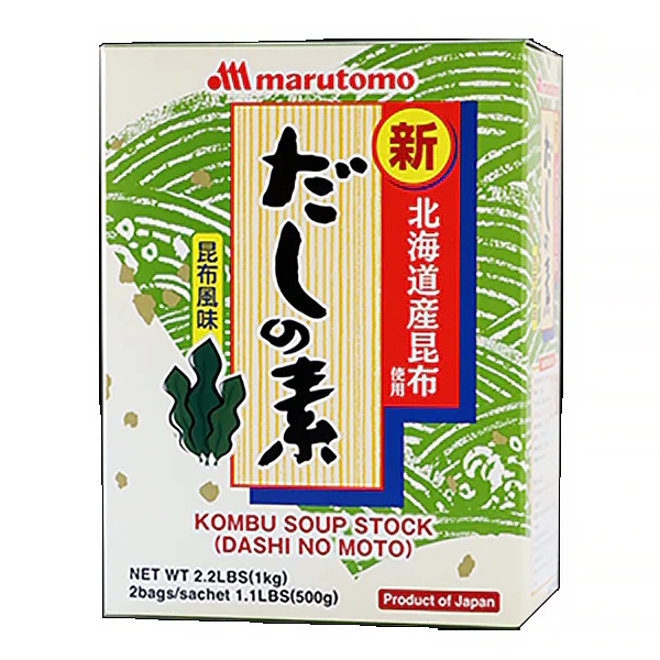 Kombo Dashi No Moto Soup - Bouillon à Base d'Algue 1kg, Marumoto