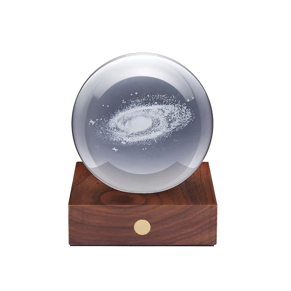 Lampe Amber Crystal - Galaxie, Noyer - Image 4