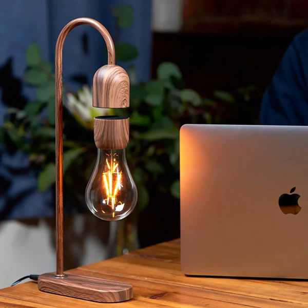Lampe Evaro Bulb - Noyer