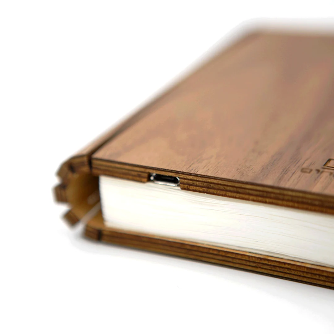Smart Book Light - Lampe Livre Lumière, Noyer (Mini) - Image 5