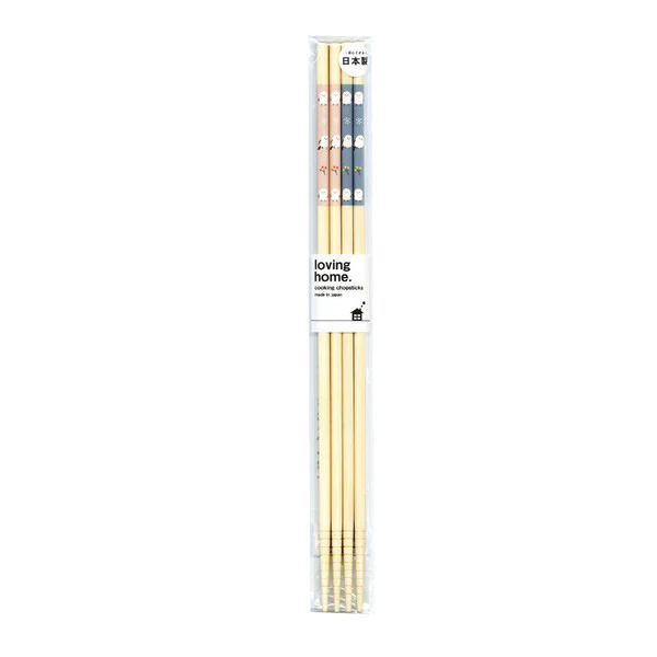 Lot de 2 Paires de Baguettes de Cuisine Shima Enaga, 33cm - Image 4