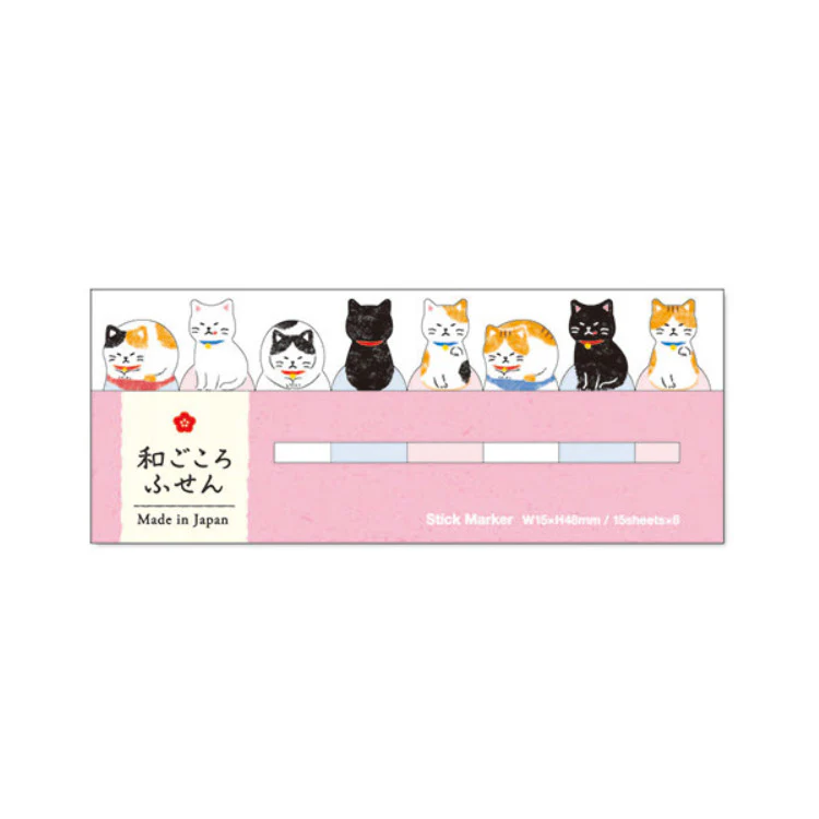Marque page Sticker Chat - Cat Expression