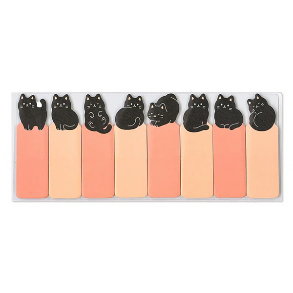 Marque Page Sticker - Black Cat - Image 2