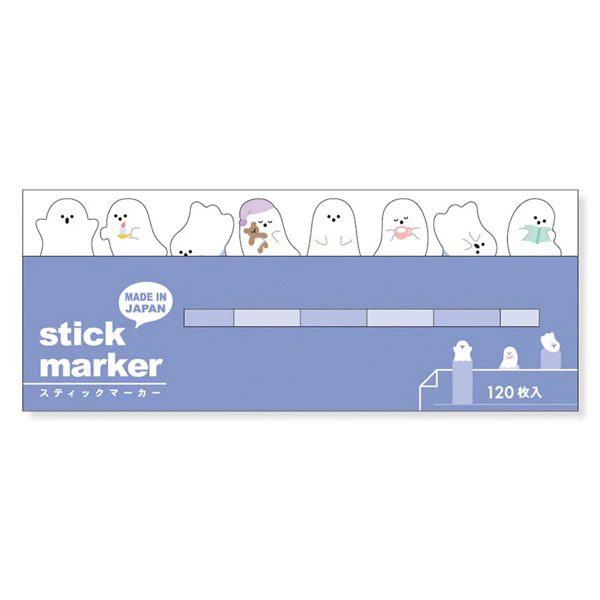 Marque Page Sticker - Ghost