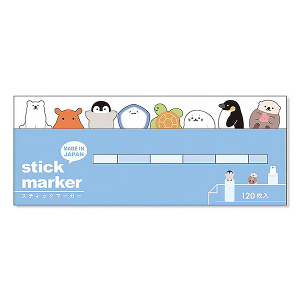 Marque Page Sticker - Happy Animal of the Sea