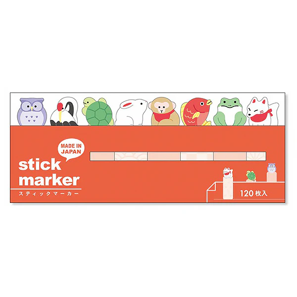 Marque Page Sticker - Japanese Animals