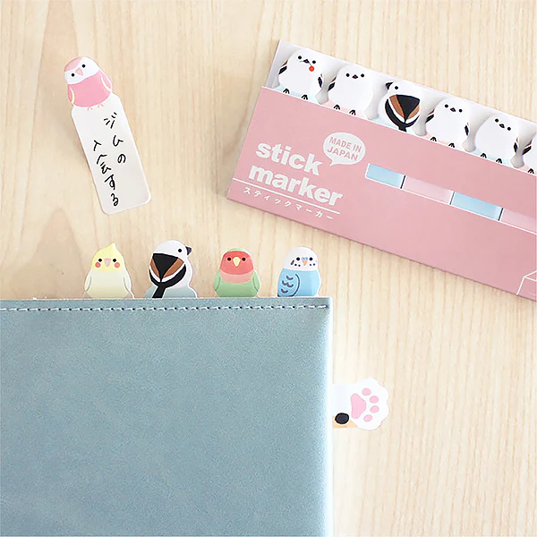 Marque Page Sticker - Shima Enaga - Image 2