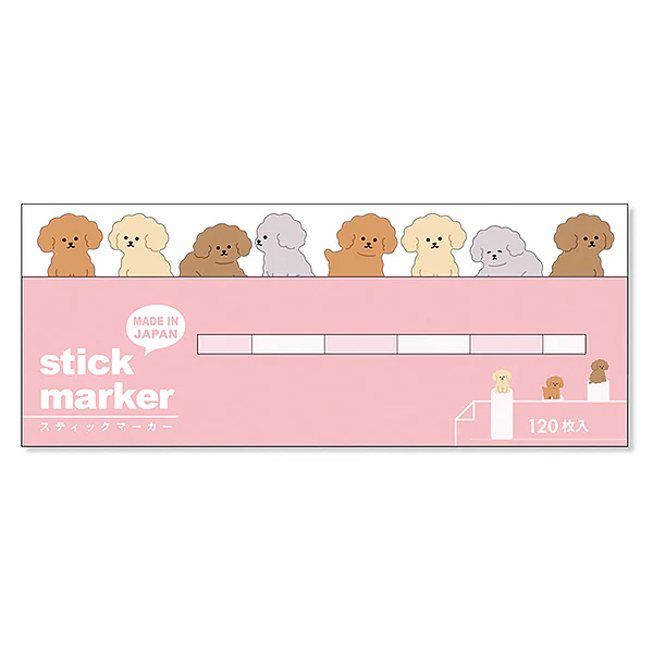 Marque Page Sticker - Little Poodle