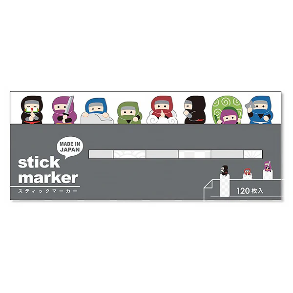 Marque Page Sticker - Ninja