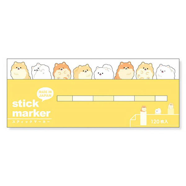 Marque Page Sticker - Pomeranian