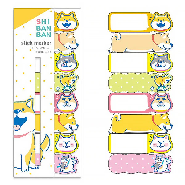 Marque Page Sticker - Shiba Ban Ban