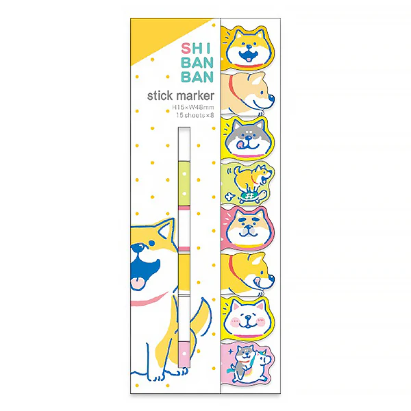 Marque Page Sticker - Shiba Ban Ban - Image 2