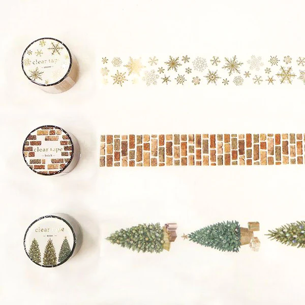 Masking Tape Clear Tape - Brique - Image 2