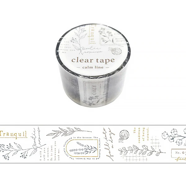 Masking Tape Clear Tape - Calm Line