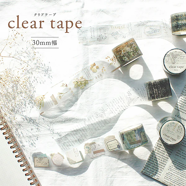 Masking Tape Clear Tape - Flower Collage - Image 2