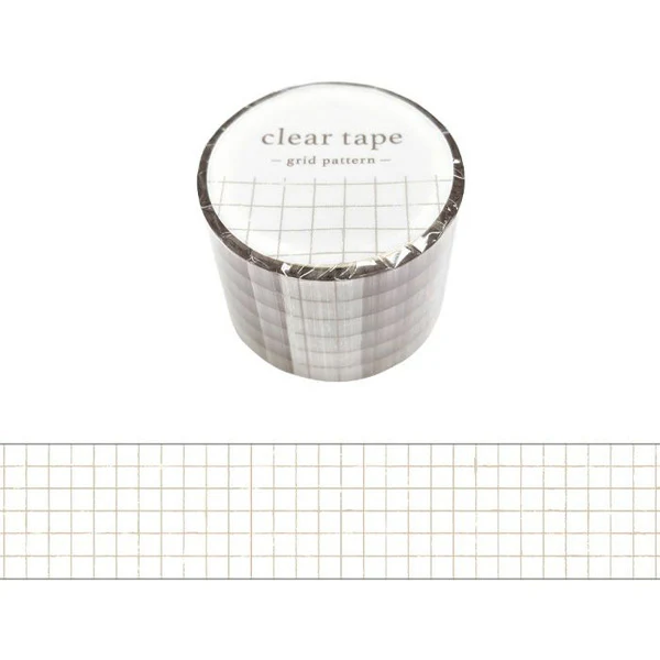 Masking Tape Clear Tape - Grid Pattern