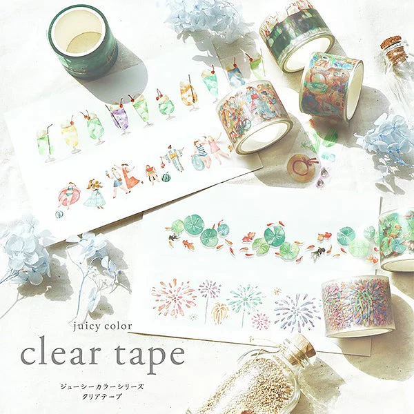 Masking Tape Clear Tape - Juicy Color Natsufuku - Image 2