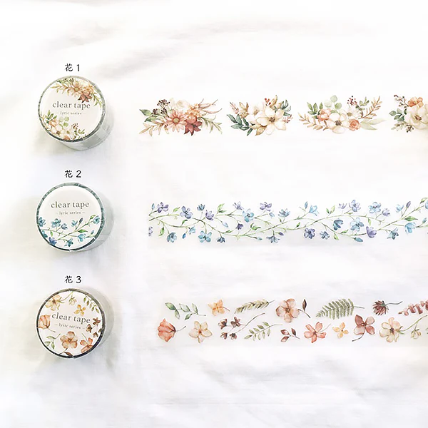 Masking Tape Clear Tape -Lyric Flower 01 - Image 2