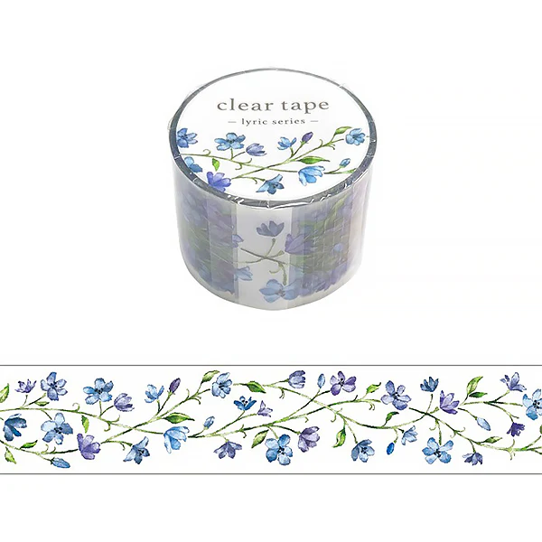 Masking Tape Clear Tape - Lyric Flower 02