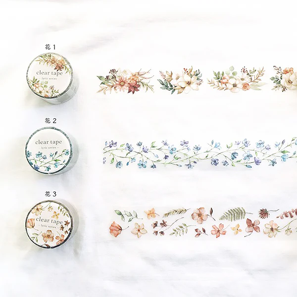 Masking Tape Clear Tape - Lyric Flower 02 - Image 2