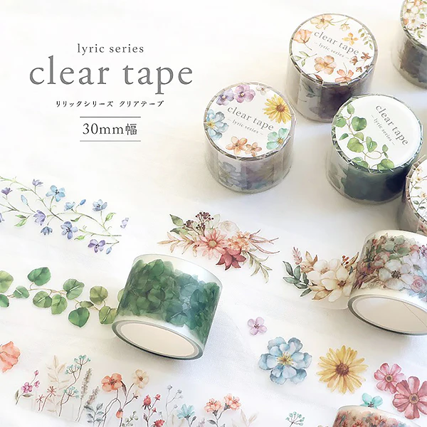 Masking Tape Clear Tape - Lyric Flower 02 - Image 3
