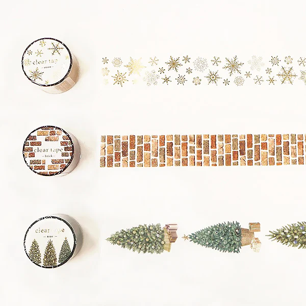 Masking Tape Clear Tape - Snow - Image 2
