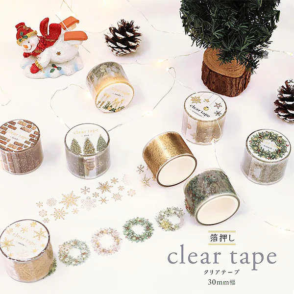Masking Tape Clear Tape - Snow - Image 3