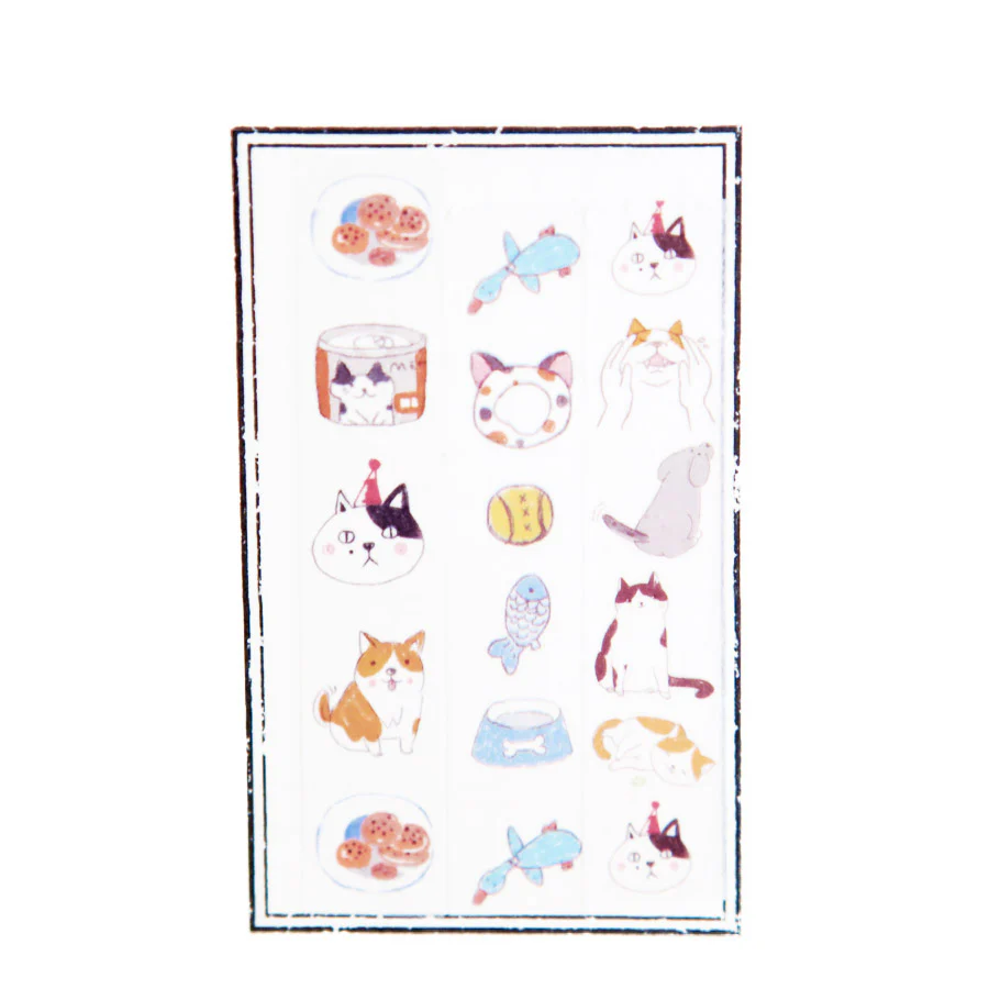 Masking Tape Shiba Inu & Chat - Lunch Time - Image 3