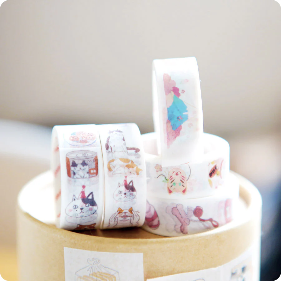Masking Tape Shiba Inu & Chat - Lunch Time - Image 4