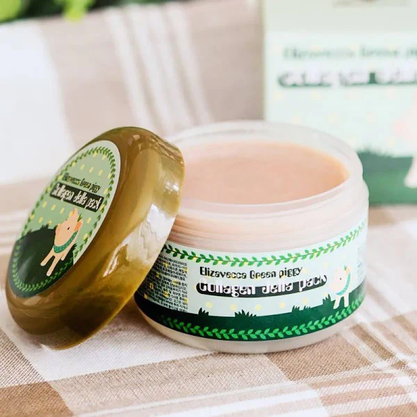 Masque Collagène Jella Pack, Green Piggy - Elizavecca - Image 3