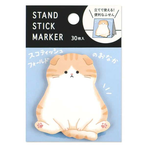 Mémo Marque Page Chat Scottish Fold