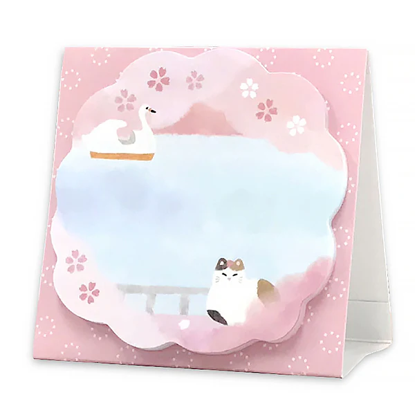 Mémo Marque-page Fuji Blossom - Chat