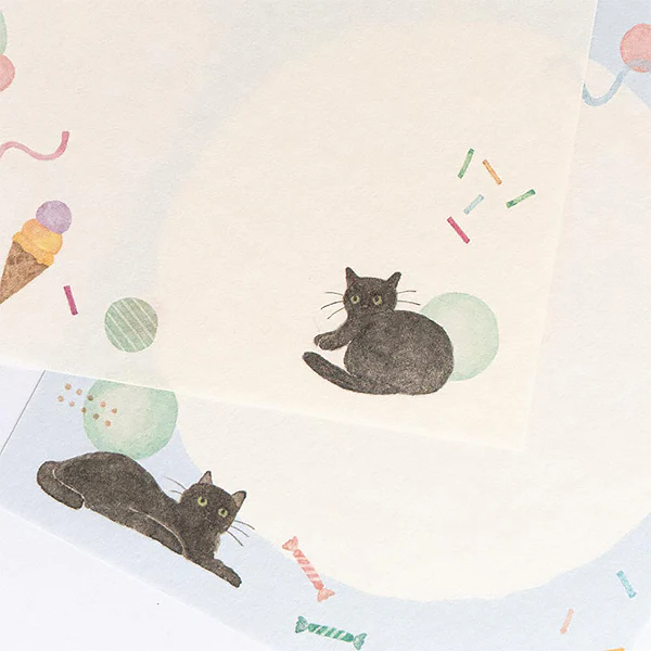 Mémo Pad Awa Iro - Black Cat, 50 Feuilles - Image 5