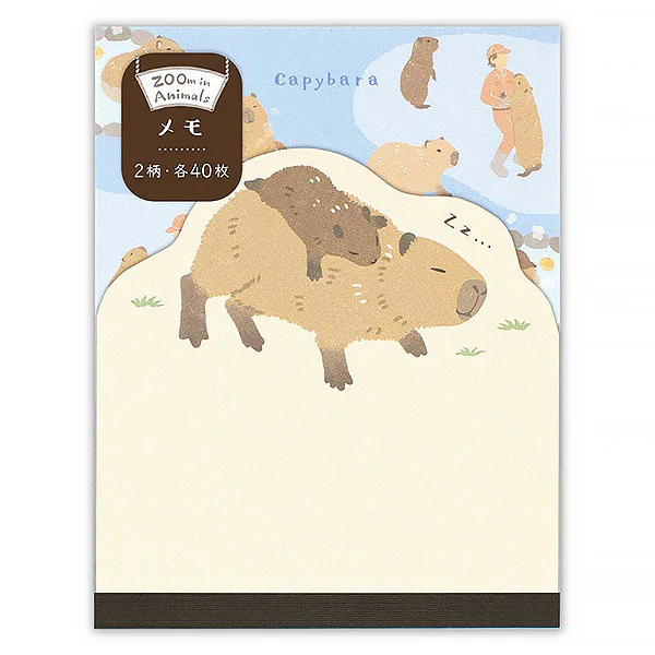 Mémo Pad - Capybara, 80 Feuilles